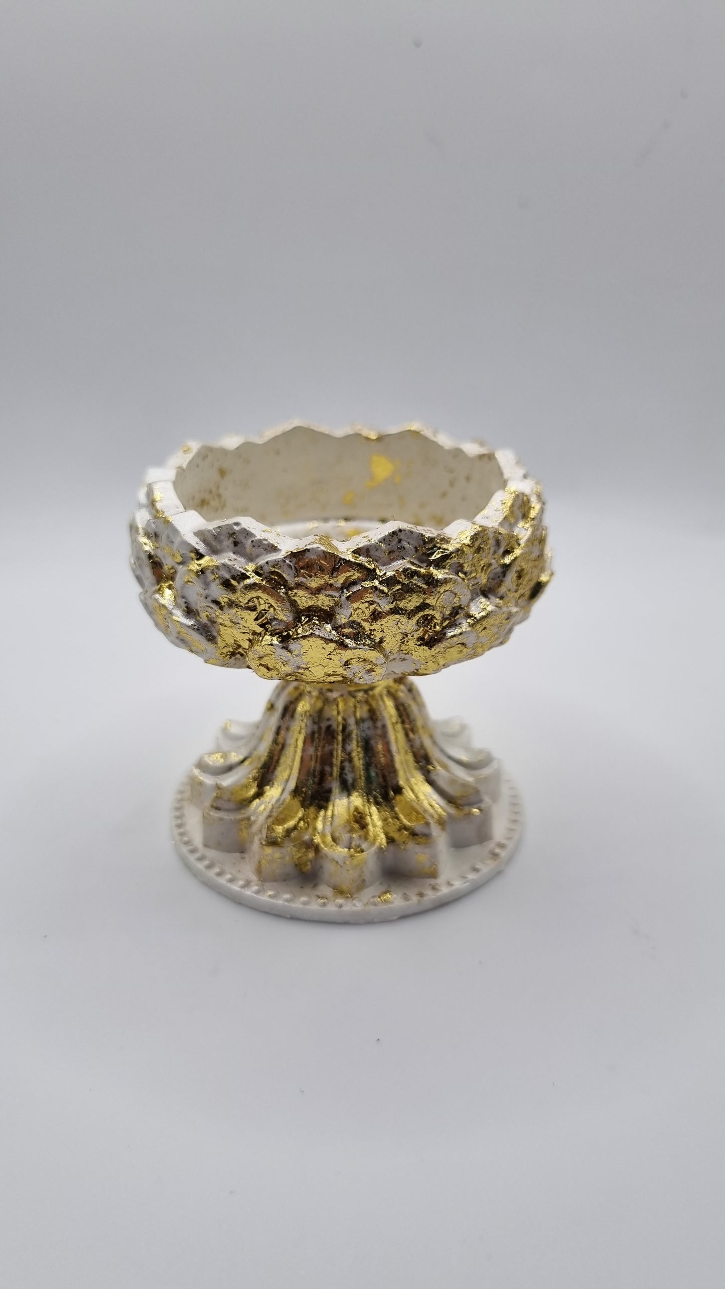 Gypsum lotus  jar decor  small very beautiful