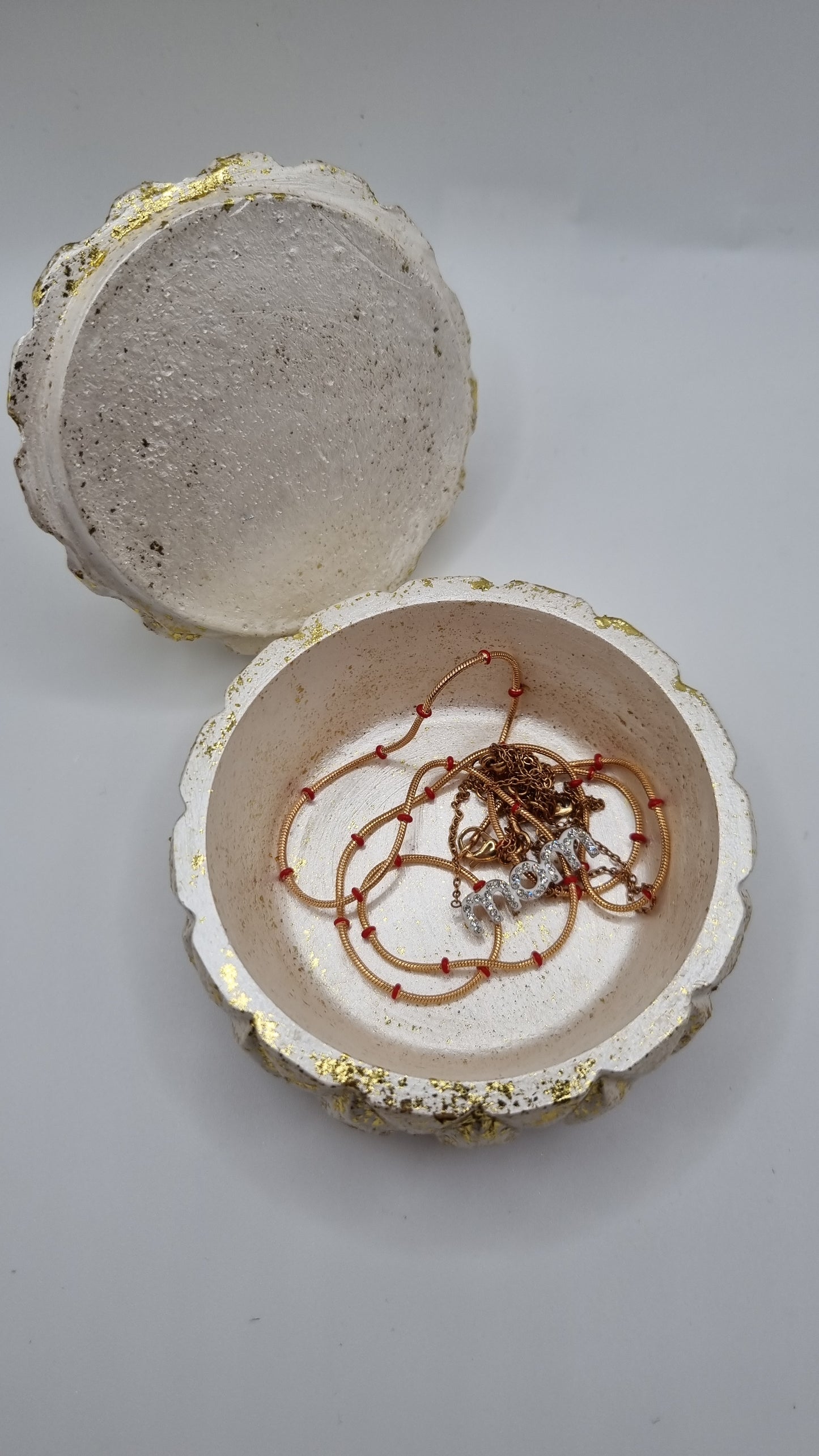 Handmade  gold plated shine  jewellery jar.,beautifully