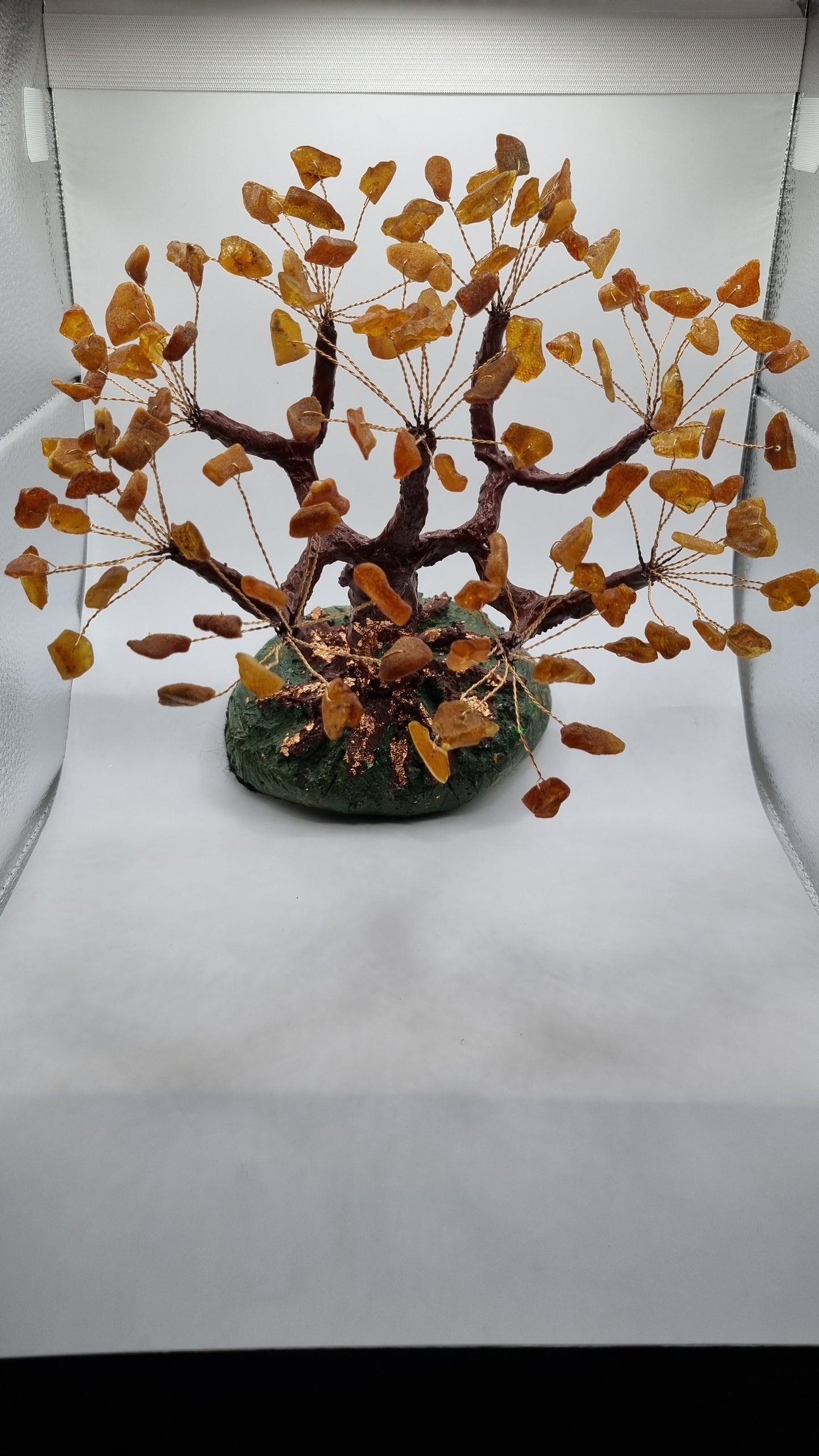 Handmade tree from natural Baltic Amber  vary beautiful decor