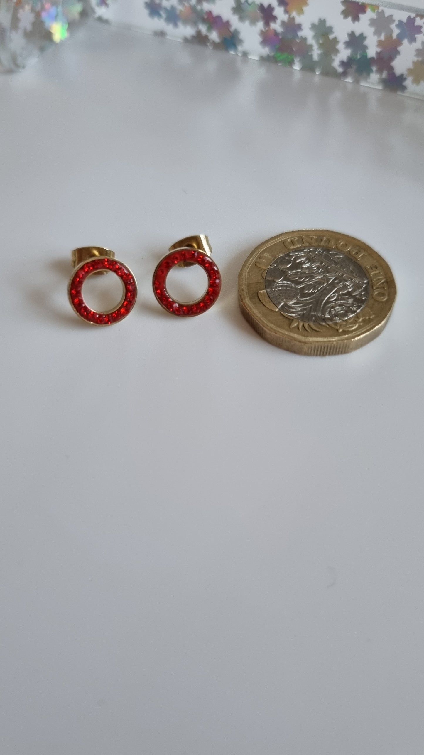 Stainless steel earrings with sw.crystal